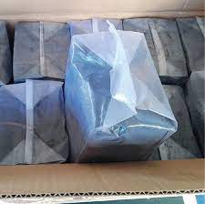charcoal briquettes inside inner plastics