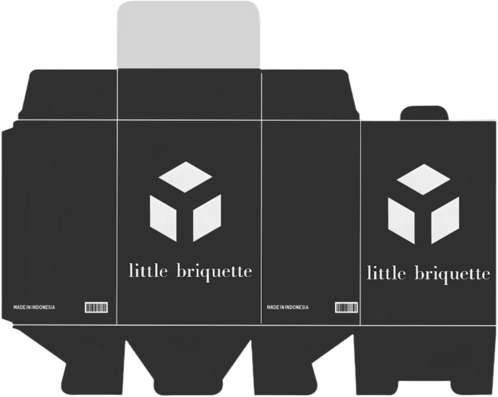 Coconut charcoal briquettes innerbox 1 kg