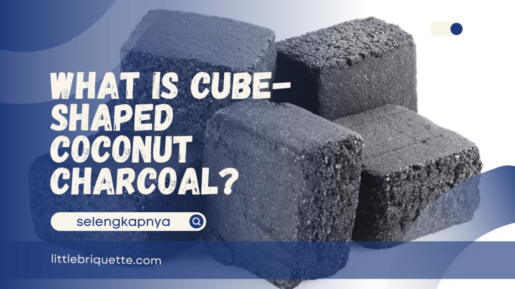 Cube-Shaped Coconut Charcoal
