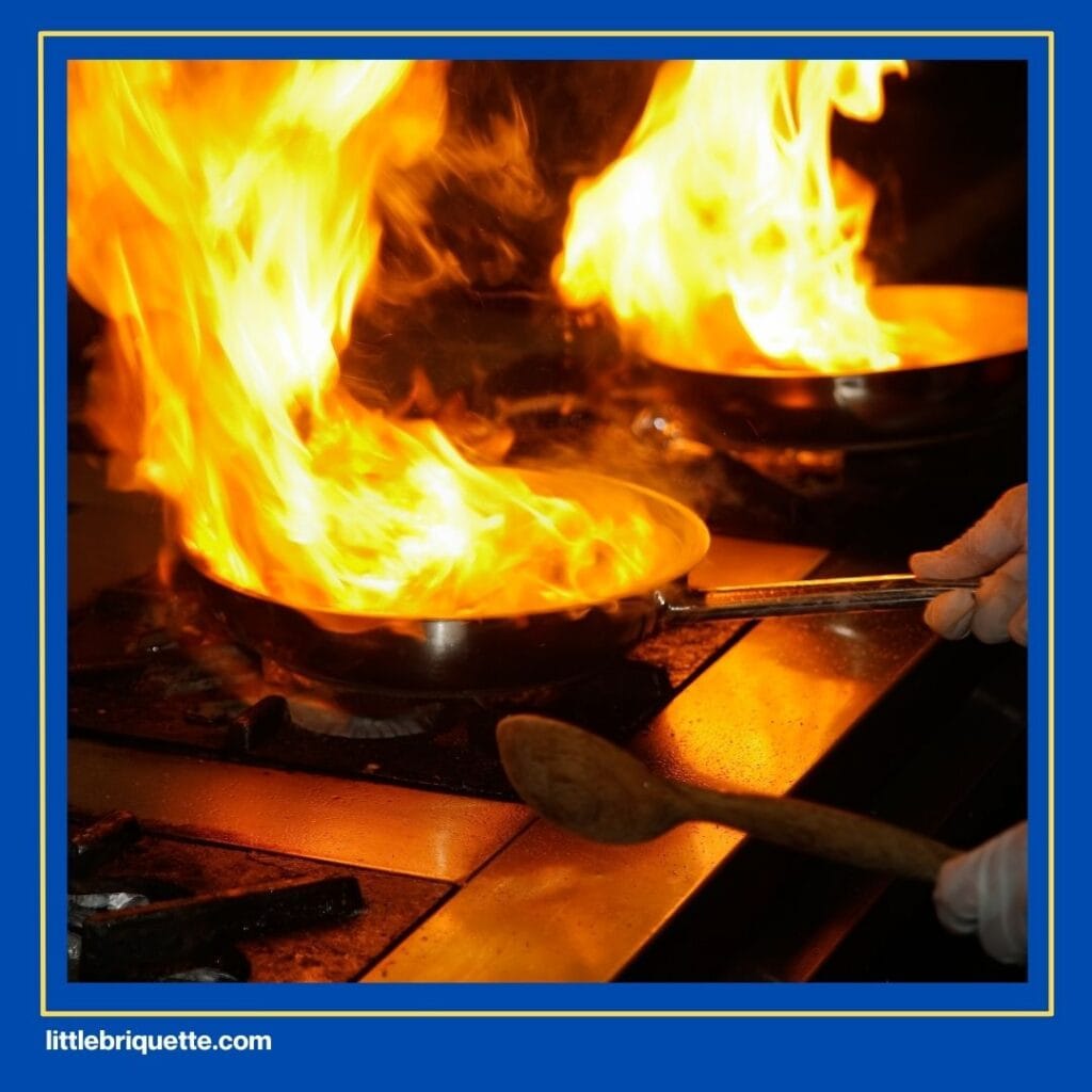 Cooking with Charcoal Briquette